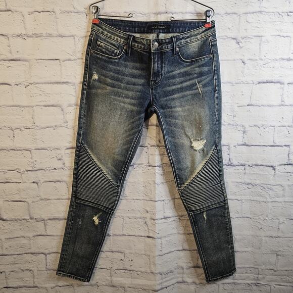 Cult of Individuality Denim - Cult of Individuality Jeans Womens 29 Blue Metro Teaser Grunge Biker